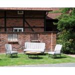 Silbergraue Sonnenpartner Lounge Gartenmöbel & Loungemöbel Outdoor aus Aluminium Breite 150-200cm, Höhe 150-200cm, Tiefe 50-100cm 