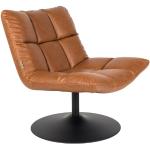 Schwarze Vintage Dutchbone Lounge Sessel aus Kunstleder Breite 50-100cm, Höhe 50-100cm, Tiefe 50-100cm 