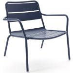 Marineblaue Lounge Sessel aus Aluminium Breite 50-100cm, Höhe 50-100cm, Tiefe 50-100cm 