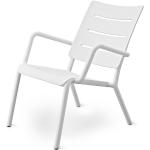 Weiße Loungestühle aus Polyrattan Breite 50-100cm, Höhe 50-100cm, Tiefe 50-100cm 