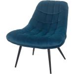 Blaue Retro Rodario Loungestühle aus Stoff Breite 50-100cm, Höhe 50-100cm, Tiefe 50-100cm 