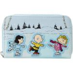 Bunte Loungefly Die Peanuts Charlie Brown Damenportemonnaies & Damenwallets mit Reißverschluss aus Kunstleder 