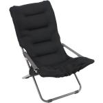 Anthrazitfarbene Sungörl Lounge Sessel aus Stahl 