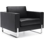 Cremefarbene Lounge Sessel aus Stoff 