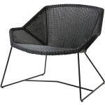 Schwarze Cane-Line Breeze Lounge Sessel Breite 50-100cm, Höhe 50-100cm, Tiefe 50-100cm 