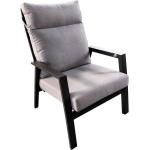 Reduzierte Graue Lounge Sessel aus Aluminium 