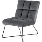 Graue Fredriks Lounge Sessel aus Textil Breite 50-100cm, Höhe 50-100cm, Tiefe 50-100cm 