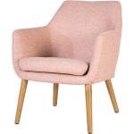 Pinke Moderne Mørteens Nicholas Lounge Sessel aus Textil Breite 0-50cm, Höhe 50-100cm, Tiefe 50-100cm 