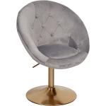 Graue Wohnling Lounge Sessel aus Textil Breite 50-100cm, Höhe 100-150cm, Tiefe 50-100cm 