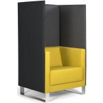 Anthrazitfarbene Moderne Profim Vancouver Lounge Sessel 