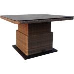 Reduzierte Braune Lounge Tische Breite 100-150cm, Höhe 100-150cm, Tiefe 100-150cm 