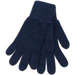 Reduzierte Marineblaue LOVARZI Strick-Handschuhe aus Wolle für Herren Einheitsgröße für den für den Winter 