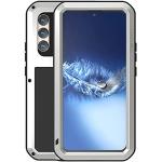 Sandfarbene Samsung Galaxy S22+ Hüllen Art: Bumper Cases mit Bildern aus Silikon staubdicht 
