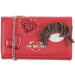 Reduzierte Rote Unifarbene MOSCHINO Love Moschino Damenbrieftaschen aus PU 