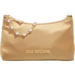 Reduzierte Goldene MOSCHINO Love Moschino Umhängetaschen aus Textil für Damen 