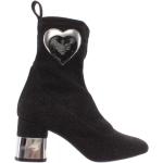 Reduzierte Schwarze Elegante MOSCHINO Love Moschino Ankle Boots & Klassische Stiefeletten leicht für Damen Größe 37 