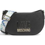 Reduzierte Schwarze MOSCHINO Love Moschino Umhängetaschen aus Kunstleder für Damen 