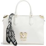Reduzierte Weiße MOSCHINO Love Moschino Damenhandtaschen aus Kunstleder 