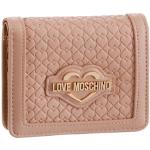 Reduzierte Rosa MOSCHINO Love Moschino Mini Geldbörsen aus Kunstleder für Damen 
