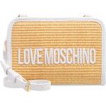 Reduzierte Beige MOSCHINO Love Moschino Kleine Handtaschen aus Textil für Damen 