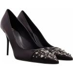 Reduzierte Schwarze MOSCHINO Love Moschino High Heels & Stiletto-Pumps aus Leder für Damen Größe 38 