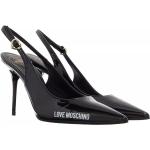 Reduzierte Schwarze MOSCHINO Love Moschino High Heels & Stiletto-Pumps aus Leder für Damen Größe 38 