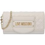 Reduzierte Offwhitefarbene Elegante MOSCHINO Love Moschino Damenschultertaschen & Damenshoulderbags aus PU 
