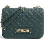 Reduzierte Dunkelgrüne Gesteppte MOSCHINO Love Moschino Damenschultertaschen & Damenshoulderbags aus Kunstleder 