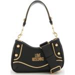 Schwarze MOSCHINO Love Moschino Hobo Bags mit Reißverschluss klein 
