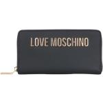 Reduzierte Schwarze Elegante MOSCHINO Love Moschino Damengeldbörsen & Damengeldbeutel mit Reißverschluss aus PU 
