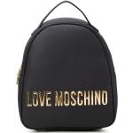 Reduzierte Schwarze Elegante MOSCHINO Love Moschino Damenrucksäcke mit Reißverschluss mit Innentaschen maxi / XXL 