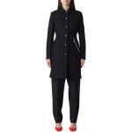 Reduzierte Schwarze Elegante MOSCHINO Love Moschino Wollmäntel aus Wolle für Damen Größe XS für den für den Winter 
