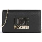 Reduzierte Schwarze MOSCHINO Love Moschino Umhängetaschen aus Kunstleder für Damen 