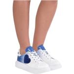 Reduzierte Weiße MOSCHINO Love Moschino Pailletten-Sneaker aus Veloursleder für Damen Größe 37 mit Absatzhöhe 3cm bis 5cm 