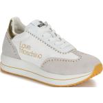 Reduzierte MOSCHINO Love Moschino Low Sneaker aus Leder für Damen Größe 40 mit Absatzhöhe 3cm bis 5cm 