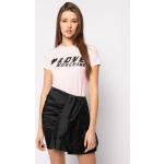 Reduzierte Rosa MOSCHINO Love Moschino T-Shirts für Damen Größe L 