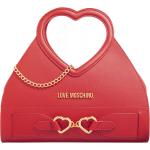 Rote MOSCHINO Love Moschino Lederhandtaschen aus Leder für Damen 