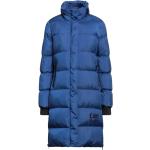 Reduzierte Blaue MOSCHINO Love Moschino Maxi Trenchcoats lang mit Reißverschluss für Damen Größe L für den für den Winter 