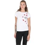 Reduzierte Weiße Elegante MOSCHINO Love Moschino T-Shirts aus Baumwolle für Damen Größe L 