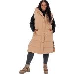 Lovedrobe Ladies Womens Gilet Sleevless Winter Jacket Brown Size 44