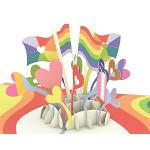 LGBT Gay Pride Pop-Up-Karten aus Papier 