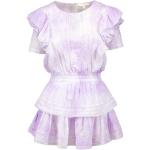 Reduzierte Violette Mini Minikleider & kurze Kleider aus Baumwolle für Damen Größe M 