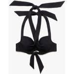 Schwarze LovJoi Nachhaltige Bikini-Tops aus Polyamid in 70G mit Rückenverschluss für Damen Größe M 