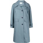 Reduzierte Blaue Maxi Trenchcoats lang für Damen für den für den Herbst 