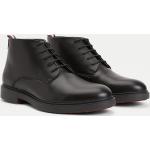 Schwarze Tommy Hilfiger High Top Sneaker & Sneaker Boots mit Schnürsenkel für Herren Übergrößen mit Absatzhöhe bis 3cm 