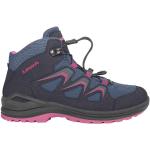 Marineblaue Lowa Innox GTX Gore Tex Outdoor Schuhe wasserdicht für Kinder Größe 39 
