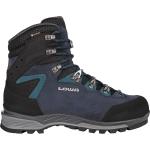 Marineblaue Lowa Lavena GTX Gore Tex Trekkingschuhe & Trekkingstiefel aus Veloursleder für Damen Größe 41,5 