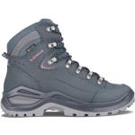 Stahlblaue Gore Tex High Top Sneaker & Sneaker Boots aus Nubukleder für Damen Größe 41,5 