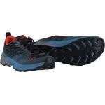 Stahlblaue Lowa Amplux Trailrunning Schuhe in Schmalweite aus Textil für Herren Größe 41,5 