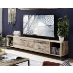Reduzierte Industrial Empinio24 TV-Lowboards & Fernsehtische aus Metall Breite 150-200cm, Höhe 150-200cm, Tiefe 0-50cm 